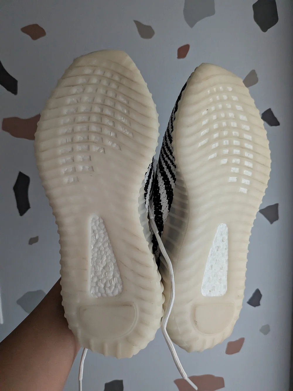 Mens zebra 350 knit sneaker